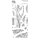 Sweet November Stamps, clear stamp, Horizon Lines: Wildflower Meadow
