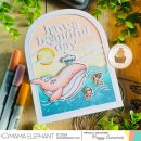 Mama Elephant, clear stamp, ME AND MY WHALE