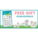 Lawn Fawn, clear stamp, garden mouse GRATIS