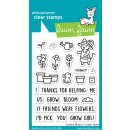 Lawn Fawn, clear stamp, garden mouse