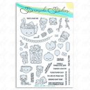 Streamside Studios, clear stamp, Par-tea Pandas