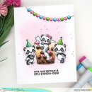 Streamside Studios, clear stamp, Par-tea Pandas