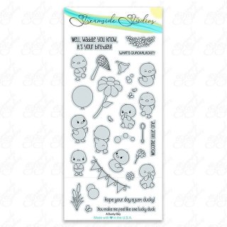 Streamside Studios, clear stamp, A Ducky Day