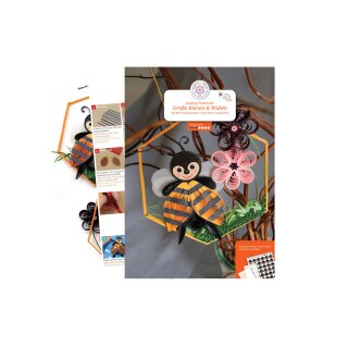 papier + ideen: Quilling Anleitung, große Bienen...