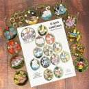 Quilling: 12 Days of Christmas Ornaments // Englisch