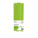 papier + ideen, Quilling Papierstreifen MIX Lime für...