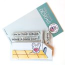 Gerda Steiner Designs, In Your Corner - 3x4 Clear Stamp Set
