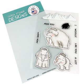 Gerda Steiner Designs, Woolly Big Love Mammoth 4x6 Clear...
