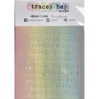 Tracey Hey, Stencil  “Text”