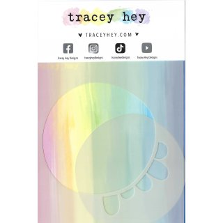 Tracey Hey, Stencil  “Scalloped Circle”