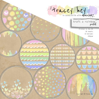 Tracey Hey, Paper Pad – Kraft a Rainbow Pastel