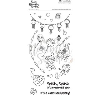 Sweet November Stamps, clear stamp, Merwee Party
