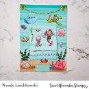 Sweet November Stamps, clear stamp, Merwee Party