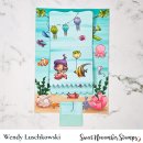 Sweet November Stamps, clear stamp, Merwee Party