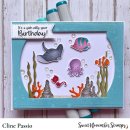 Sweet November Stamps, clear stamp, Somethings Fishy