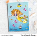 Sweet November Stamps, clear stamp, Somethings Fishy