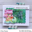 Sweet November Stamps, clear stamp, Crabby but Cute