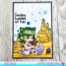 Sweet November Stamps, clear stamp, Crabby but Cute