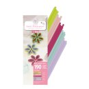 papier + ideen: Randi´s Blumen Quilling Kit pastell