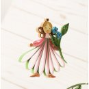 papier + ideen, Blumenm&auml;dchen April Quilling Kit