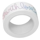 Lawn Fawn, scripty sayings shimmer washi tape