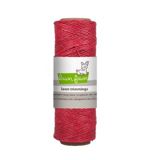 Lawn Fawn, lawn trimmings, red hemp twine