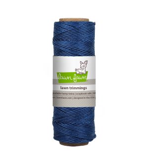 Lawn Fawn, lawn trimmings, denim blue hemp twine