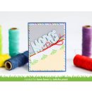 Lawn Fawn, lawn cuts/ Stanzschablone, giant outlined merci