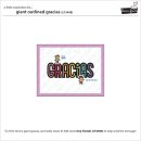 Lawn Fawn, lawn cuts/ Stanzschablone, giant outlined gracias