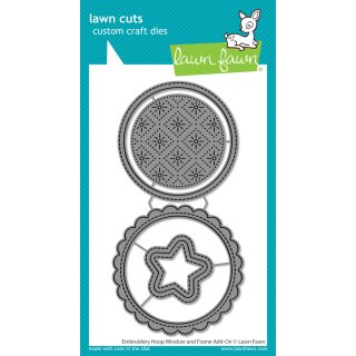 Lawn Fawn, lawn cuts/ Stanzschablone, embroidery hoop...