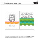 Lawn Fawn, lawn cuts/ Stanzschablone, scalloped fringe border