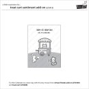 Lawn Fawn, clear stamp, treat cart sentiment add-on