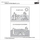 Lawn Fawn, clear stamp, critters in the desert