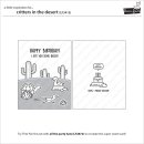 Lawn Fawn, clear stamp, critters in the desert