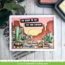 Lawn Fawn, clear stamp, critters in the desert