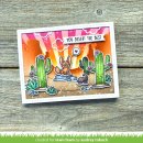 Lawn Fawn, clear stamp, critters in the desert