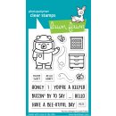 Lawn Fawn, clear stamp, youre a keeper