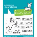 Lawn Fawn, clear stamp, youre so narly