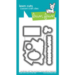 Lawn Fawn, lawn cuts/ Stanzschablone, how you bean? money...