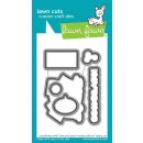 Lawn Fawn, lawn cuts/ Stanzschablone, how you bean? money...