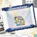 Mama Elephant, clear stamp, LIKE FAMILY