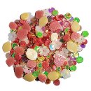 Sweet November Stamps, Sequins: Raspberry Lemonade Mix