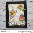 Sweet November Stamps, clear stamp, Fairwee Happy Birthday