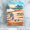 Sweet November Stamps, clear stamp, Background Builder: Coastal Getaway
