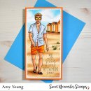 Sweet November Stamps, clear stamp, Background Builder: Coastal Getaway