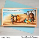 Sweet November Stamps, clear stamp, Background Builder: Coastal Getaway