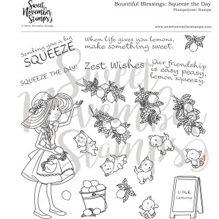 Sweet November Stamps, clear stamp, Bountiful Blessings:...
