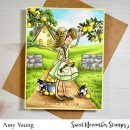 Sweet November Stamps, clear stamp, Bountiful Blessings: Squeeze the Day