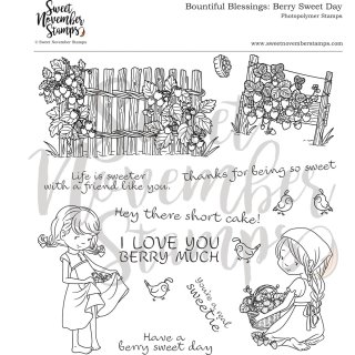 Sweet November Stamps, clear stamp, Bountiful Blessings:...