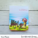 Sweet November Stamps, clear stamp, Bountiful Blessings: Berry Sweet Day